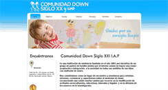 Desktop Screenshot of comunidaddownsigloxxi.org